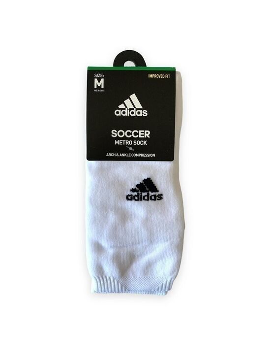 adidas Other - 𝅺adidas Metro OTC  Soccer Socks White Men’s Size Medium